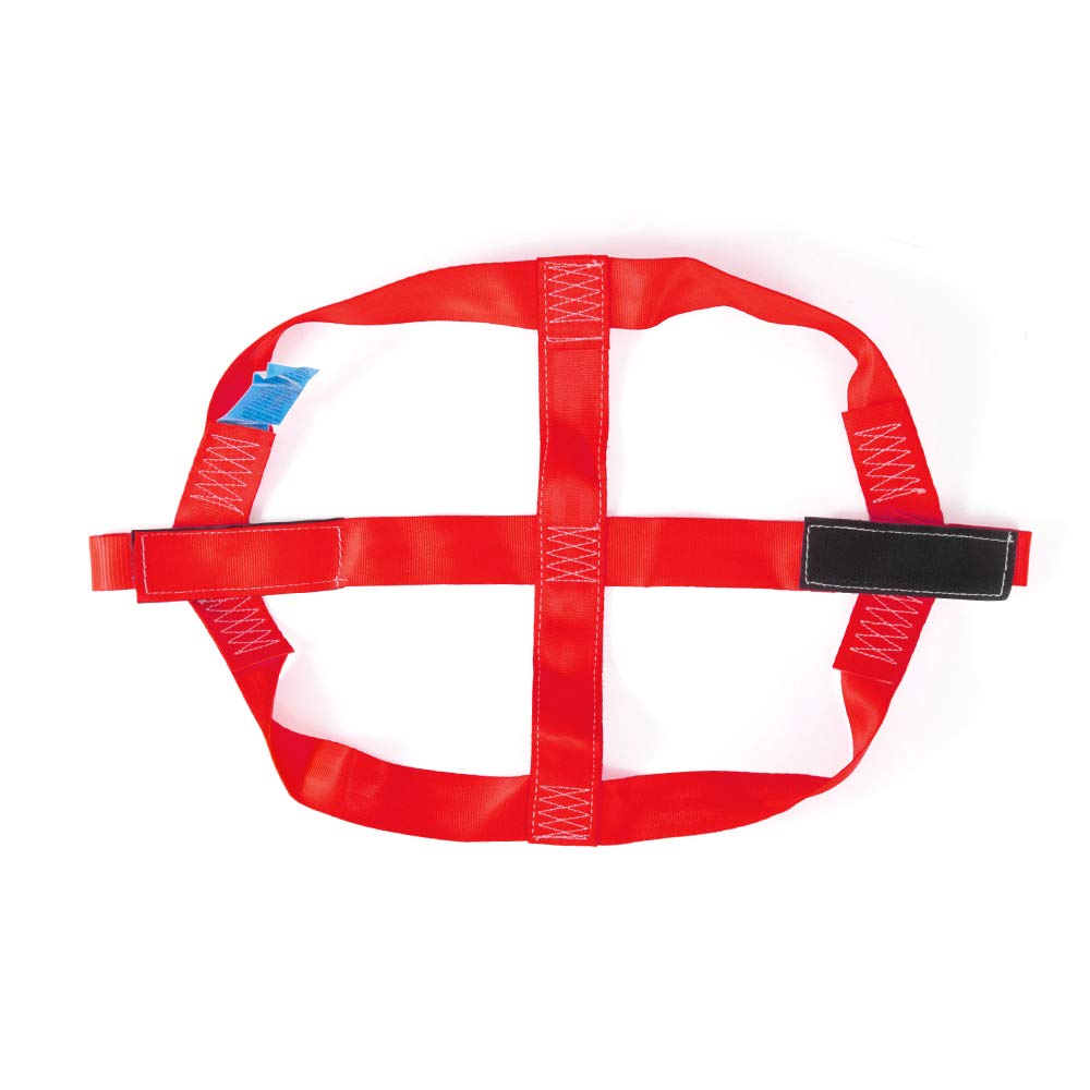 Moto4U Universal Motorcycle Rear Wheel Tie Down Strap In Red