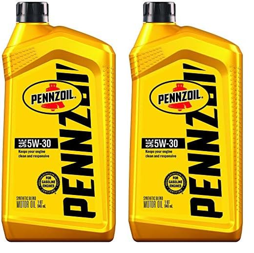 Pennzoil Synthetic Blend 5W-30 Motor Oil (1-Quart, Singlepack) (Pack Of 2)