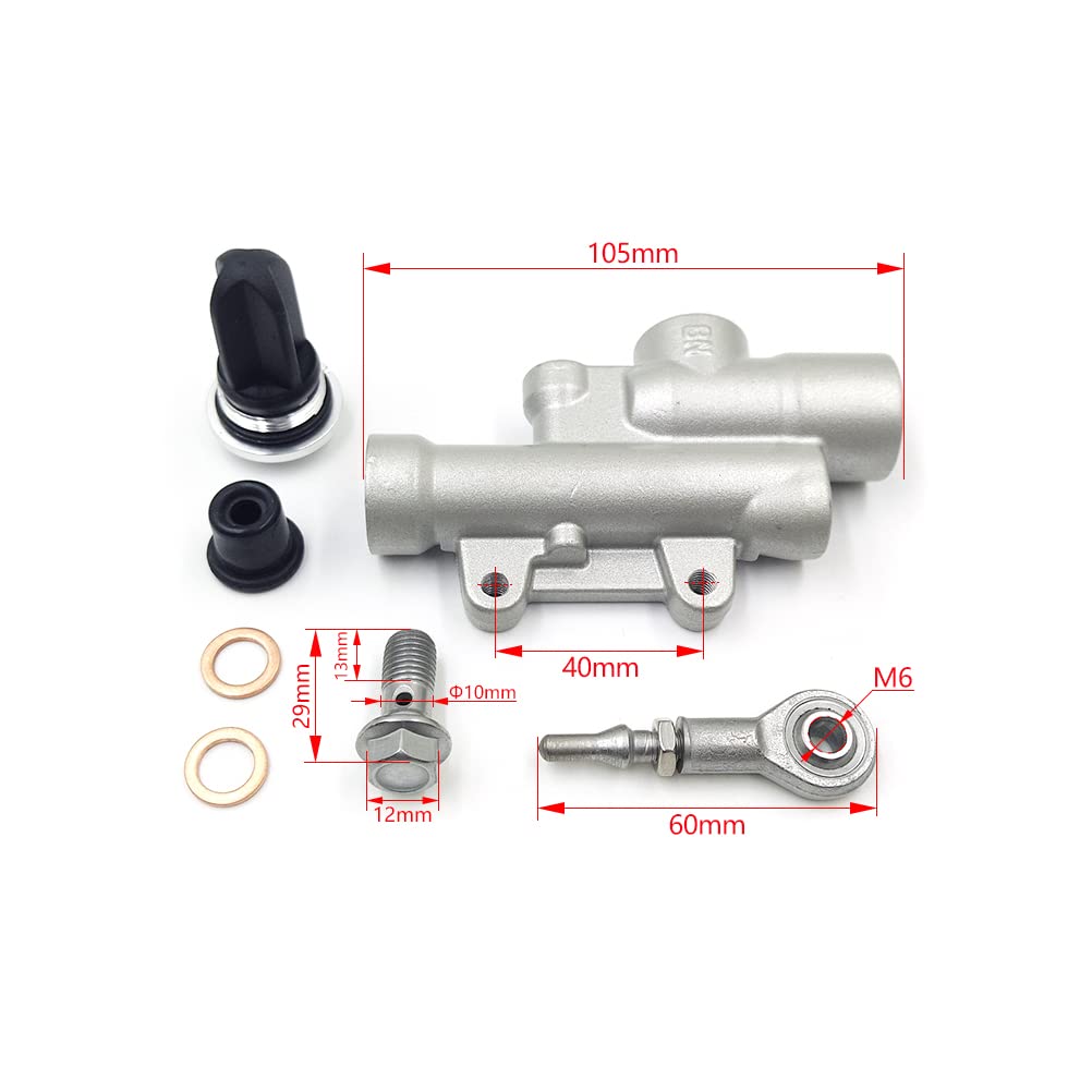 Otom Motorcycle Rear Brake Master Cylinder Repair Part Rear Brake Device Front Pump For 250Xcf 350Xcf Fc/Fe 250 350 450