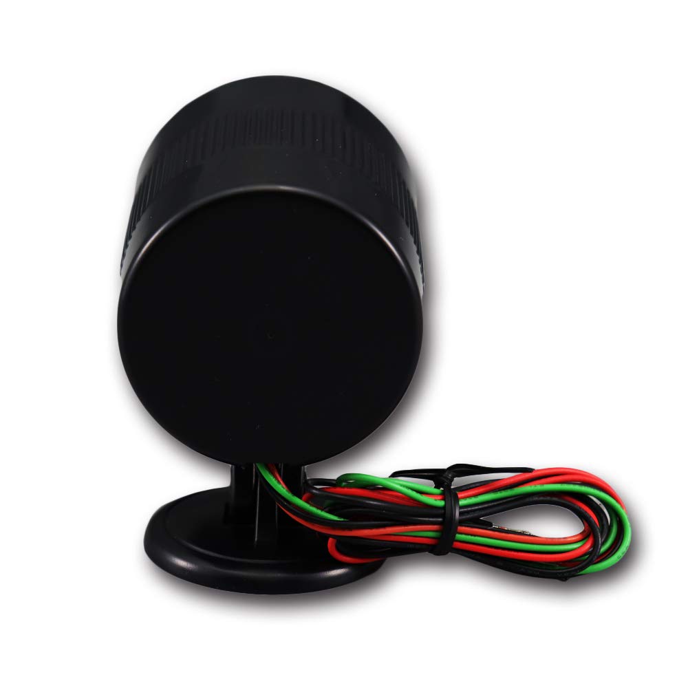 MOTOR METER RACING 52mm 2-1/16'' Universal Tachometer for Diesel Engine Alternator 6000 RPM Black Dial On Dash
