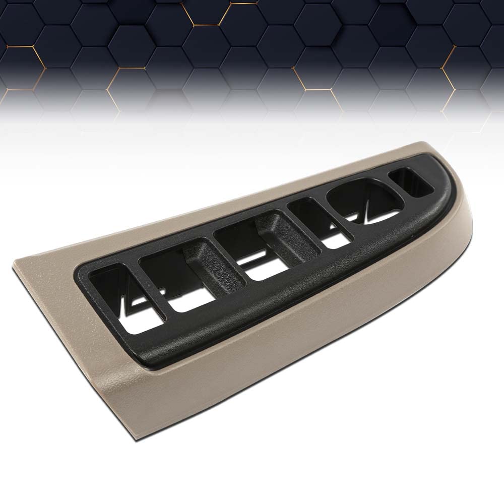 Pit66 Window Switch Trim Bezel Set Compatible With 2003 2004 2005 2006 2007 Chevy Silverado Sierra 1500 2500 3500 89045129 Left