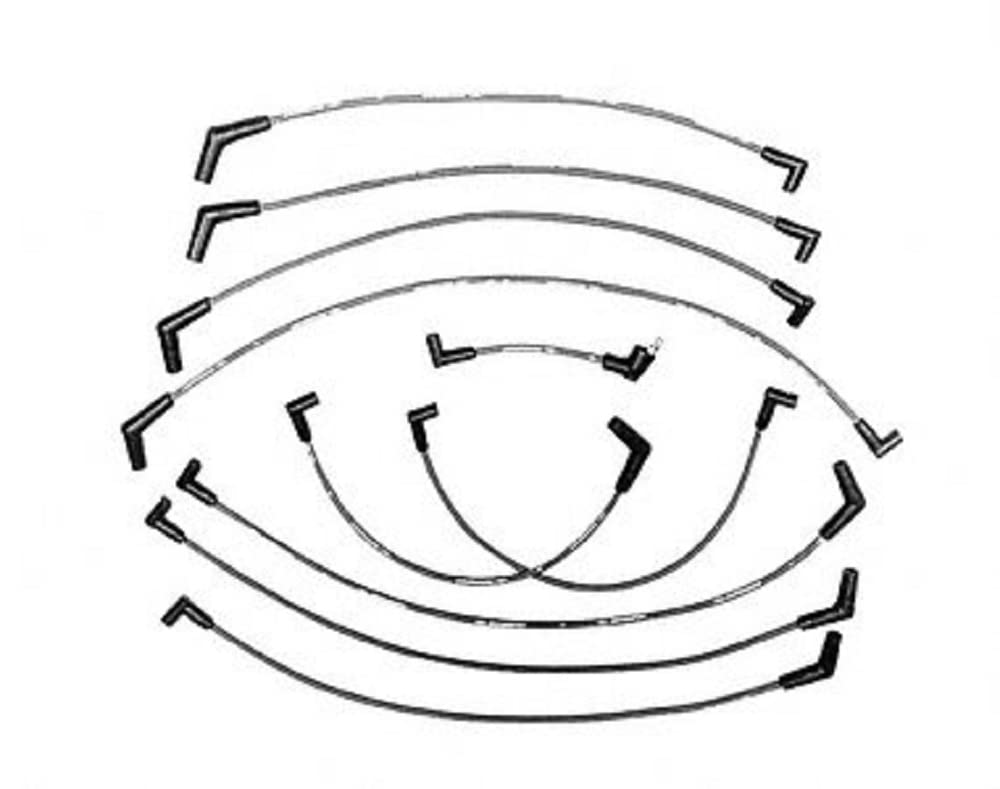 Ford Racing M12259R462 Spark Plug Wire Set, 9MM, Red