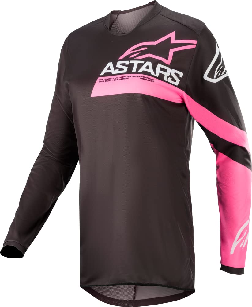 Alpinestars Stella Fluid Chaser Jersey Black/Pink Fluo Xs (3782422-1390-Xs)