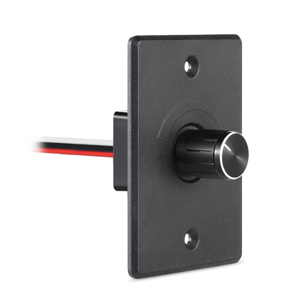 Acegoo 12V Dimmer Switch, RV Light Dimmer High Side PWM Dimming Switch for Boat Camper Trailer Van Truck Cars, Works with LED Li