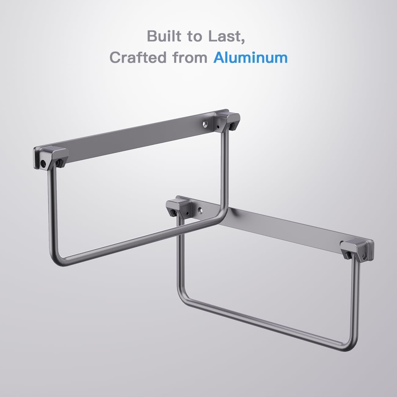 Safoner Foldable RV Shoe Rack- Aluminum Camper Shoe Organizer, Wall-Mounted Shelf, Efficient Holder and Storage Rack for Various