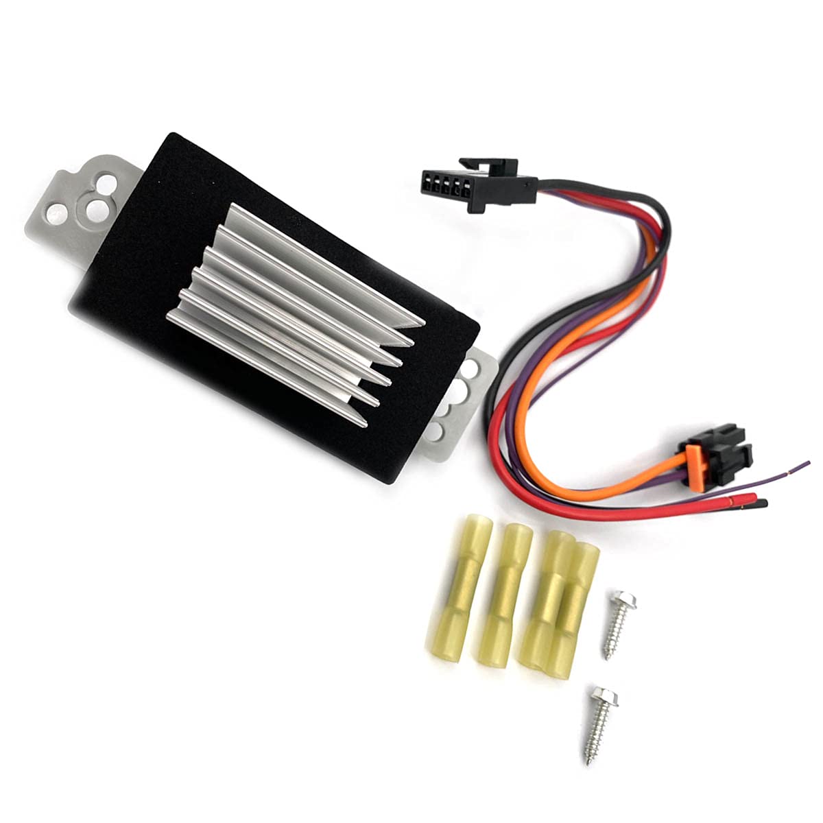 DEVMO Heater Blower Motor Fan Resistor Speed Control Module Upgrade Kit Compatible with 2003-07 HUMMER H2 19329838 19260762