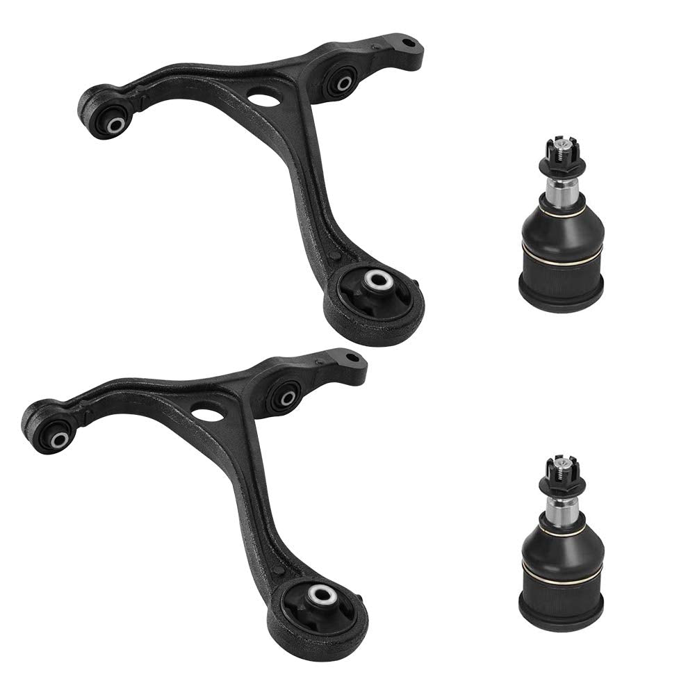 Yitamotor 4 Piece Front Lower Control Arms Kit W/Ball Joint Assembly Compatible With 2003-2007 Accord, 2004-2008 Acura Tsx Sedan