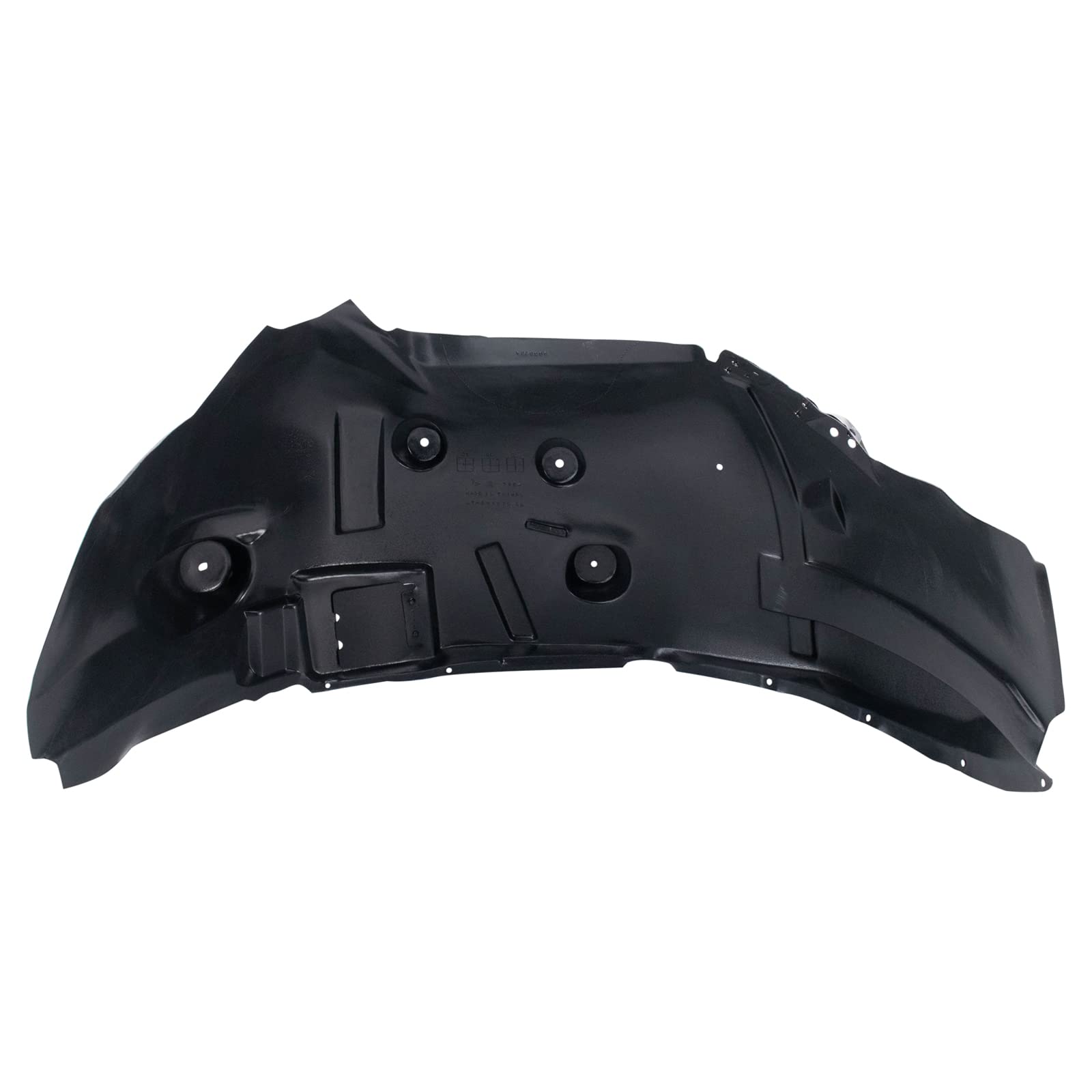 Trq Black Stainless Steel Inner Fender Liner Set Compatible With 2010 Dodge Ram 2500/3500 2011-2013 Ram 2500/3500 (2 Piece)