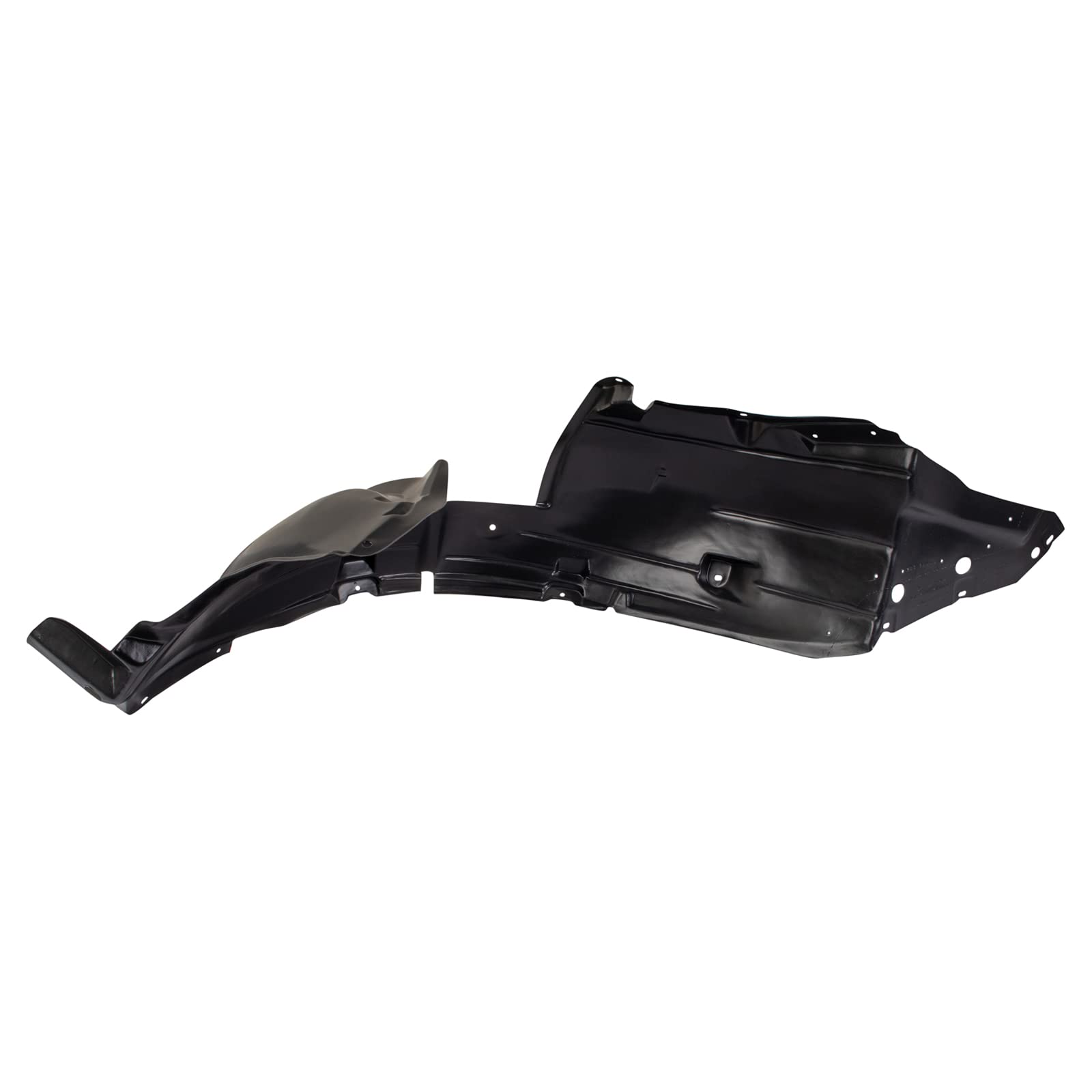 Trq Front Inner Fender Liner Set Compatible With 2007-2009 Nissan Sentra Ni1250134 Ni1251134
