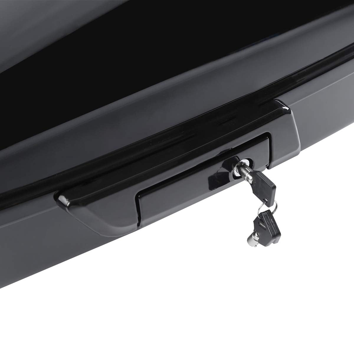 Xmt-Moto Motorcycle Parts 10.7' Chopped Tour Pack Luggage Fits For Harley Davidson Road King, Road Glide, Street Glide, Electra Glide Standard, And Select Cvo 2014-Later,Black Latch Assembly