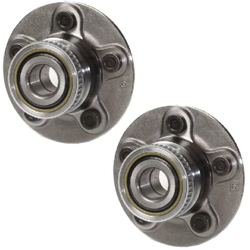 Trq Rear Wheel Hub Bearings Assembly Set Compatible With 2001-2010 Chrysler Pt Cruiser 2000-2005 Dodge Neon 2000-2001 Plymouth