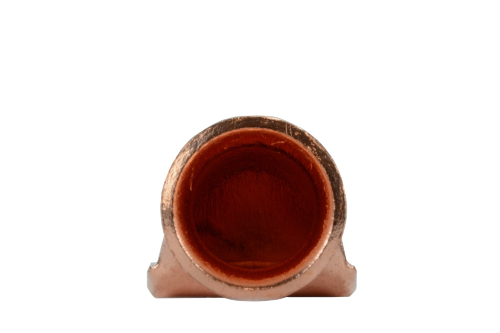 Temco 25 Pack Bare Copper Welding Battery Cable Ends, Lugs Terminal 2 Awg 1/4'' Hole (6 Awg To 1/0 Awg Options Available)