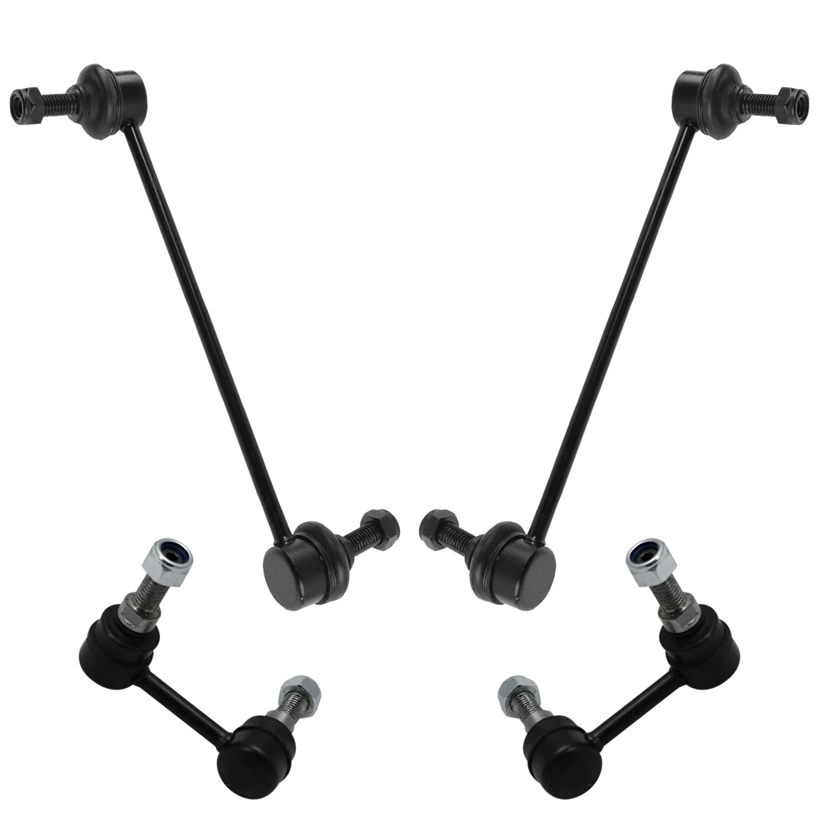 Trq Front & Rear Sway Bar Stabilizer Link Set Compatible With 2009-2018 Dodge Journey