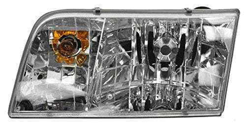 Trq Driver & Passenger Side Headlight Assembly Set Headlights Driver & Passenger Side Compatible With 1998-2011 Ford Crown Victo