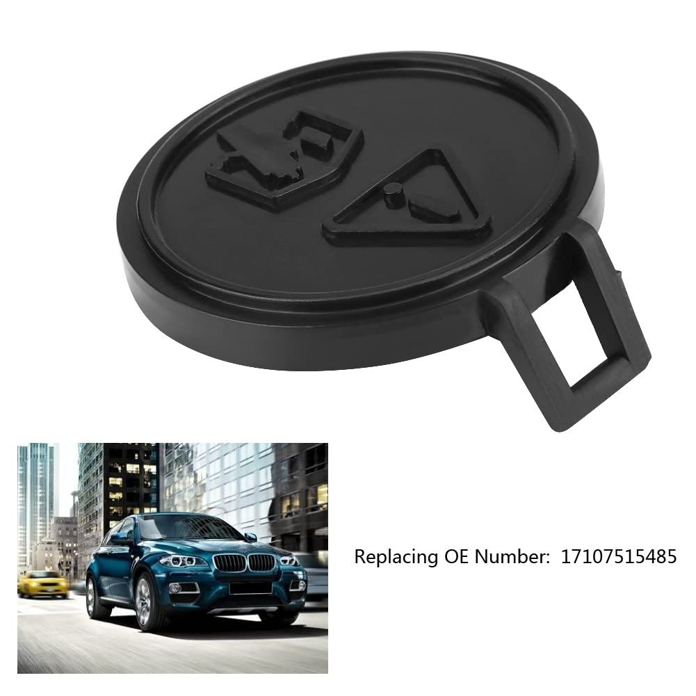 Qiilu 17107515485 Expansion Tank Cap, Radiator Coolant Reservoir Expansion Tank Cap Water Bottle Cap For Mini