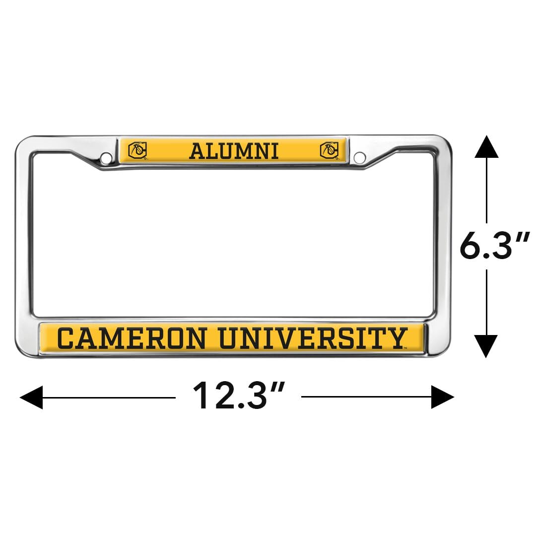 Cameron University Alumni Full Size Standard License Plate Metal Frame