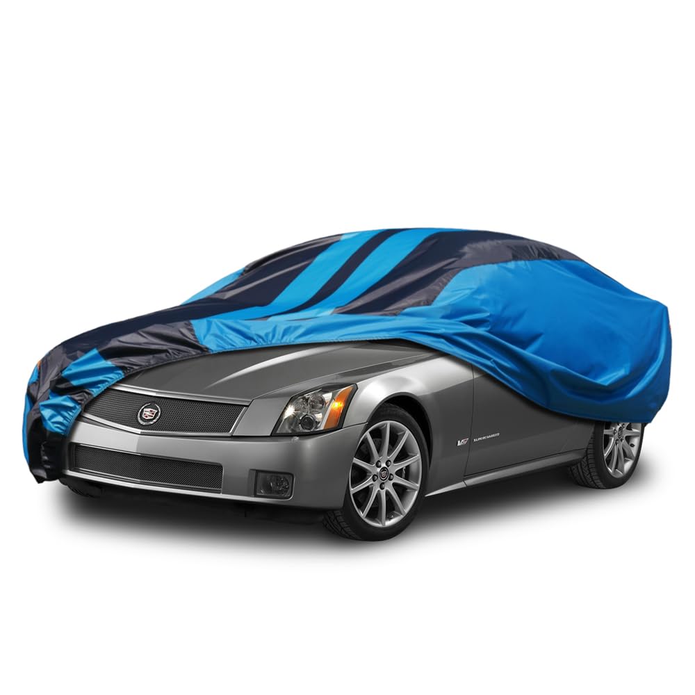 Kaugung Car Cover Waterproof Custom Fit Cadillac XLR(2006-2009), Full Exterior Cover for Automobiles Lightweight Resistant Outdo