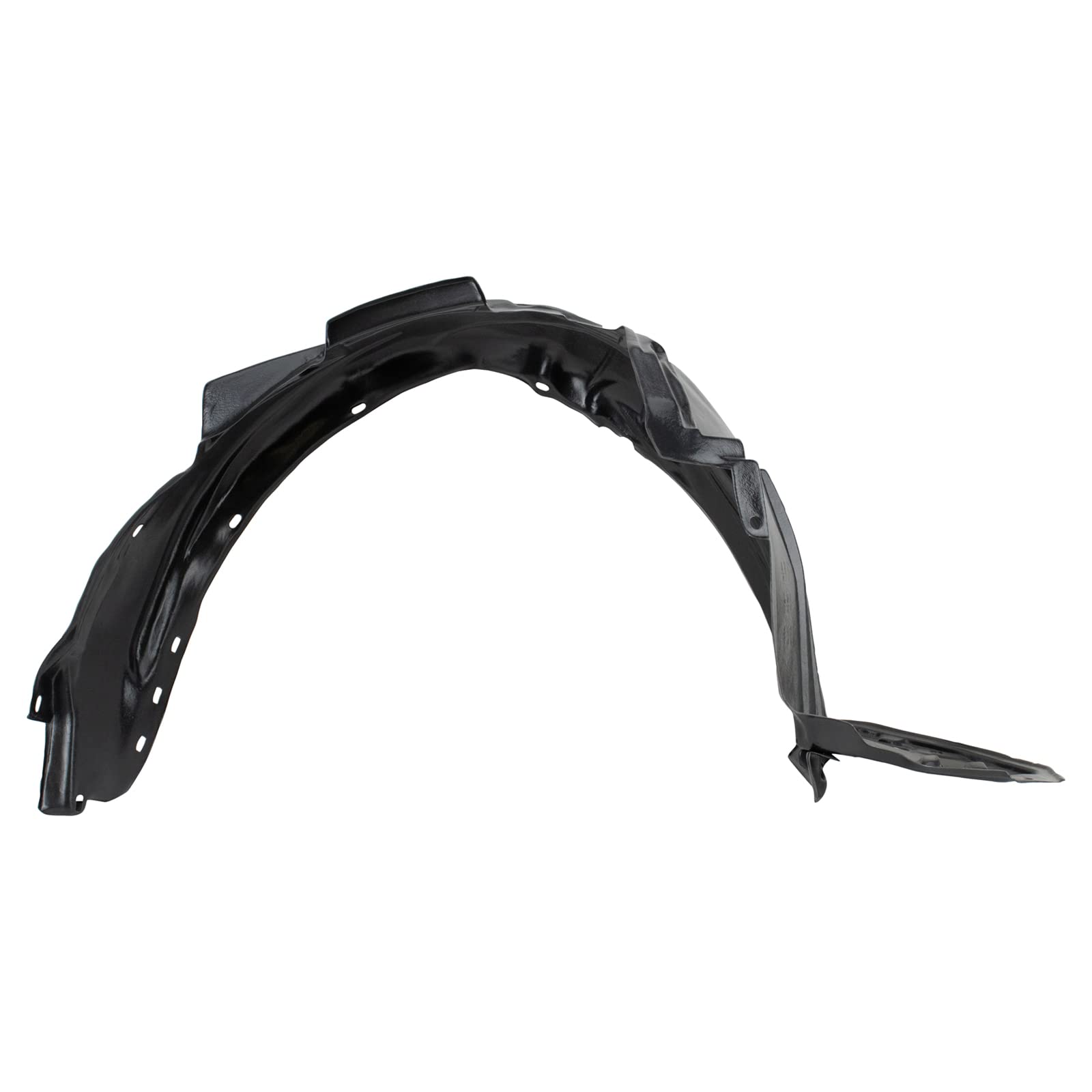 Trq Front Inner Fender Liner Set Compatible With 2006-2011 Honda Civic Ho1248130 Ho1249130 Ho1250106 Ho1251106