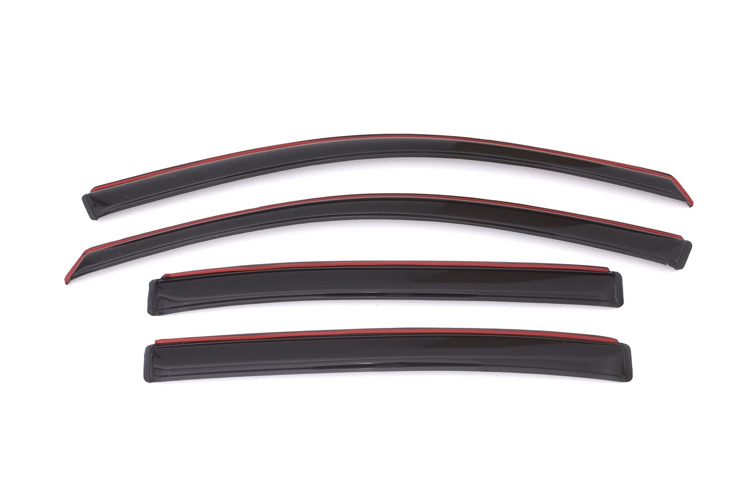 Auto Ventshade [Avs] In-Channel Rain Guards For 2013 - 2017 Honda Accord Sedan, 4 Pcs. | Window Vent Visors - Smoke | 194535