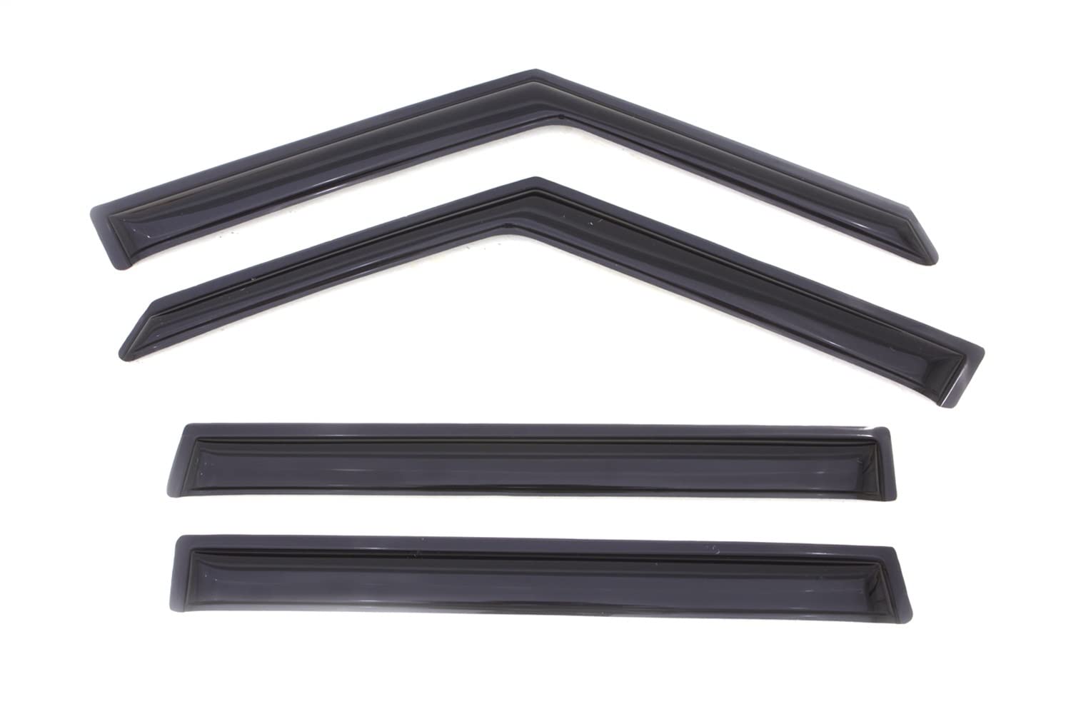 Auto Ventshade [Avs] Outside Mount Rain Guards For 2009 - 2013 Kia Soul, 4 Pcs. | Window Vent Visors - Smoke | 94164