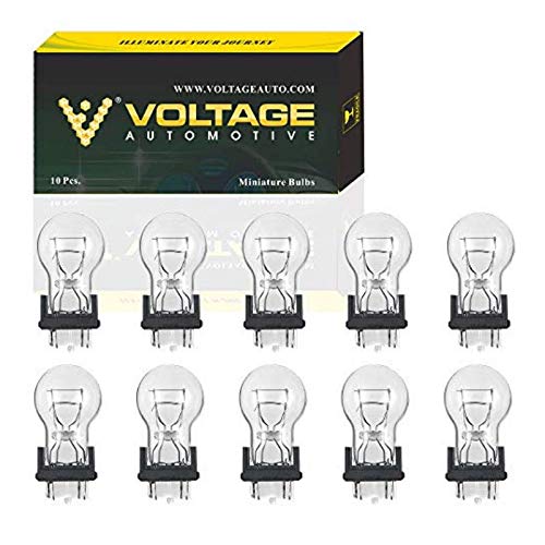 Voltage Automotive 3047K Automotive Brake Light Turn Signal Side Marker Tail Light Bulb (Box Of 10)