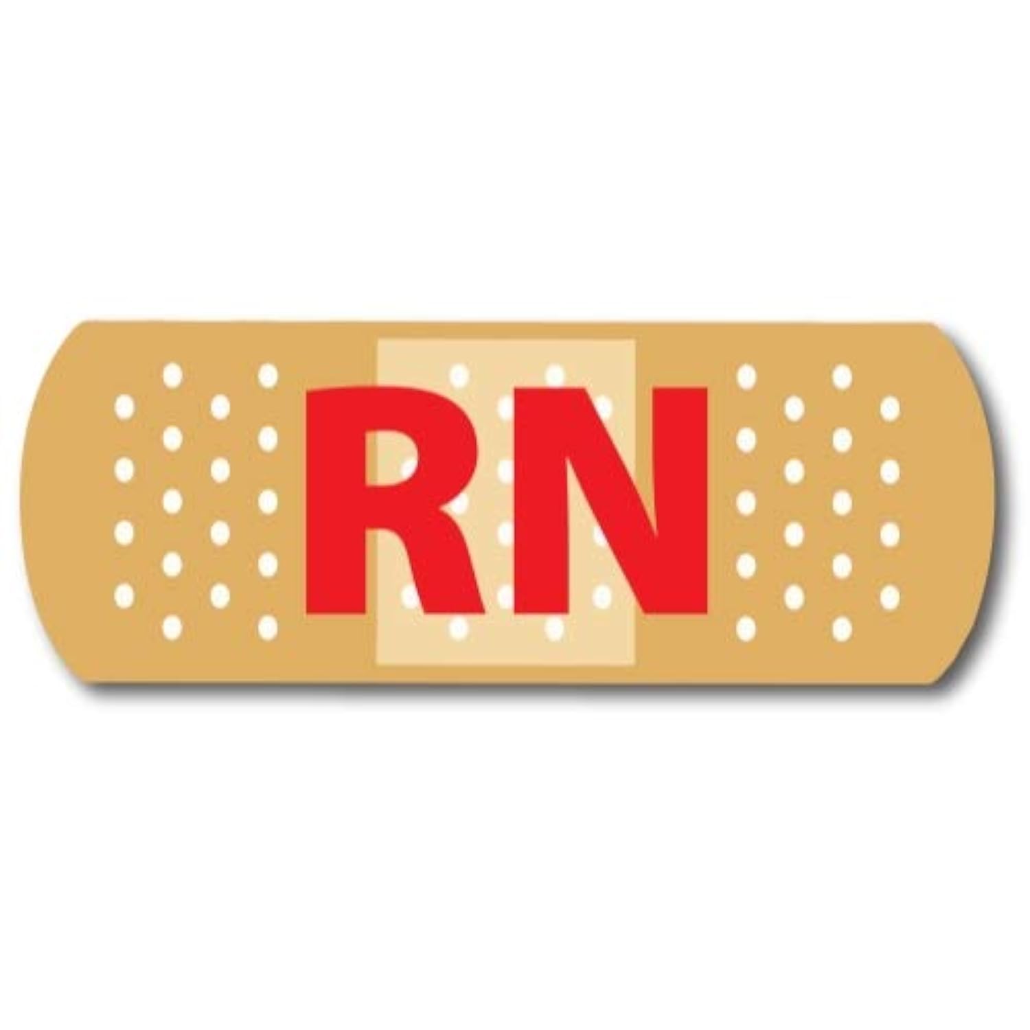Magnet Me Up Rn Band Aid Magnet Decal, 3X8 Inches Heavy Duty Automotive Magnet For Car Truck Suv