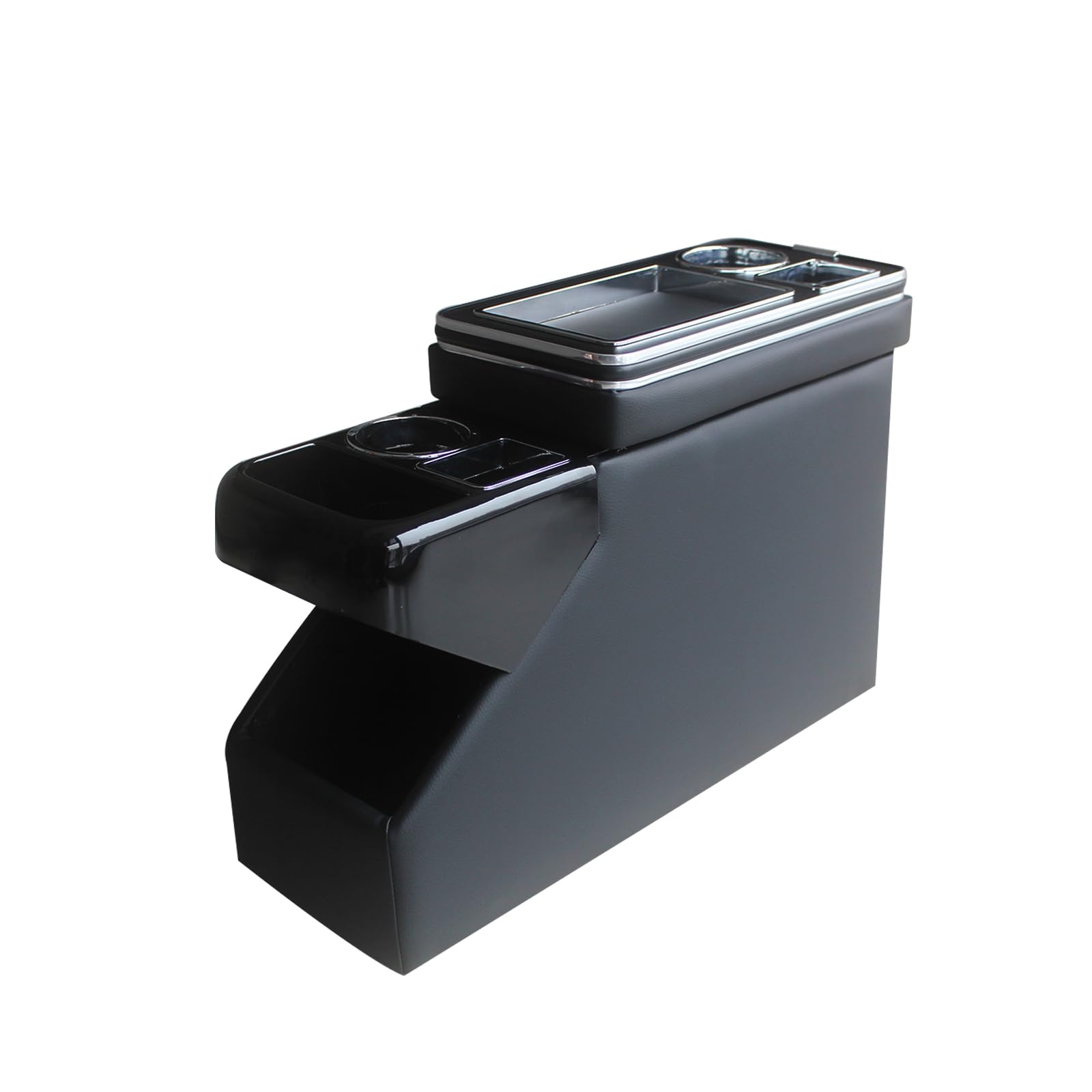 Tocsho Center Console Between Seat for Minivans, SUVs, Middle Van Console Floor Console Organizer Storage Box