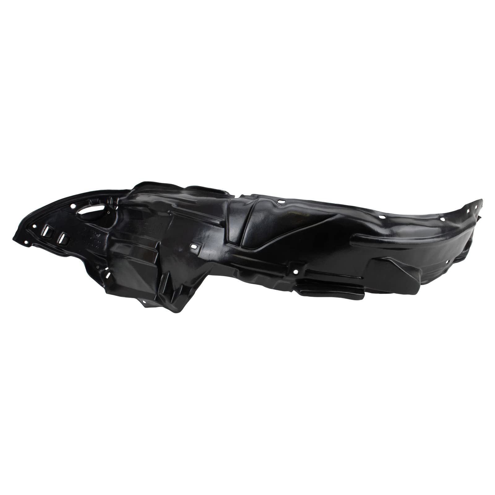 Trq Front Inner Fender Liner Set Compatible With 2006-2011 Honda Civic Ho1248130 Ho1249130 Ho1250106 Ho1251106