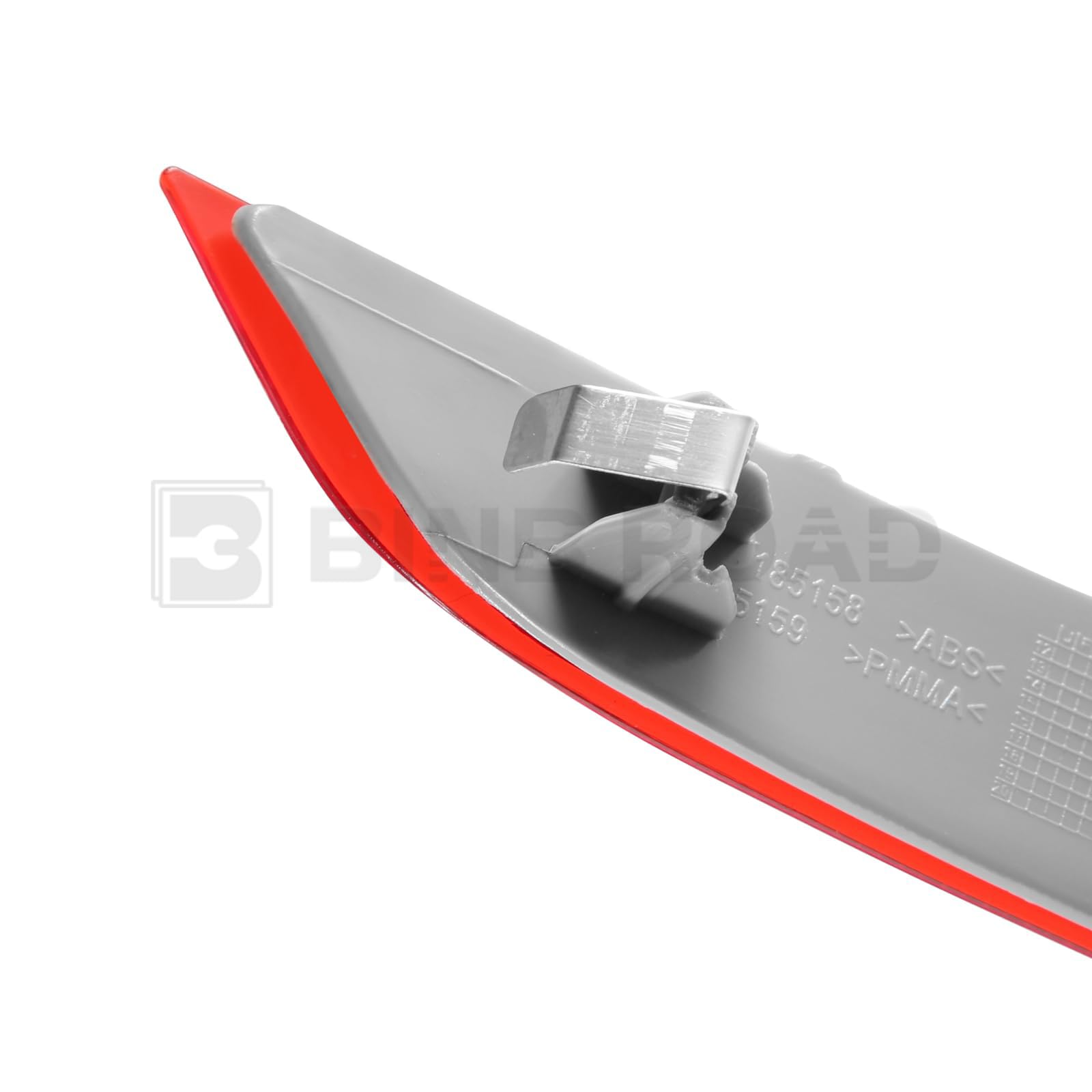 Binb Road Rear Bumper Reflector 63147290091 + 63147290092 Left Right Red Trim Compatible With Bmw F15 X5 2014-2017