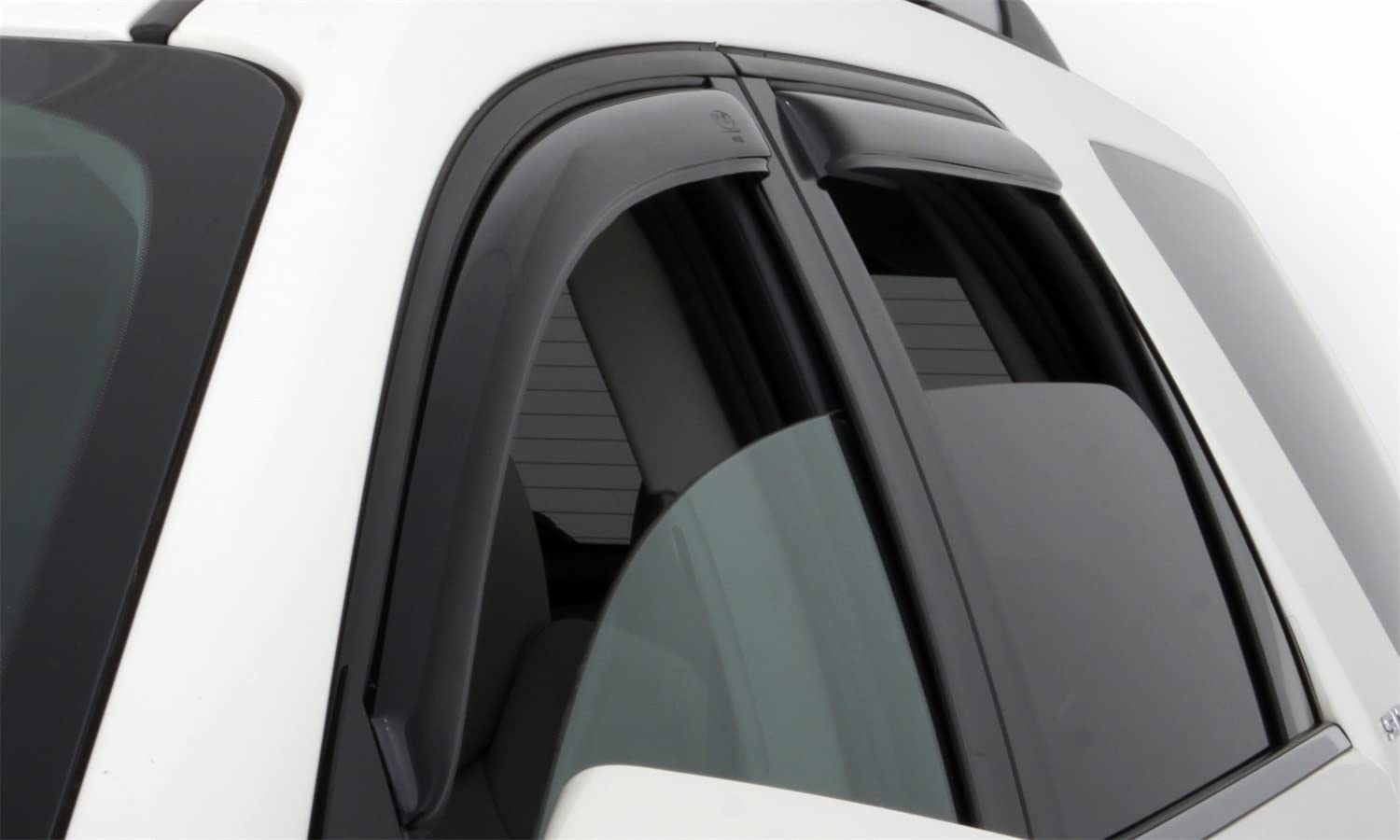 Auto Ventshade [Avs] In-Channel Rain Guards For 2012 - 2017 Buick Verano, 4 Pcs. | Window Vent Visors - Smoke | 194389