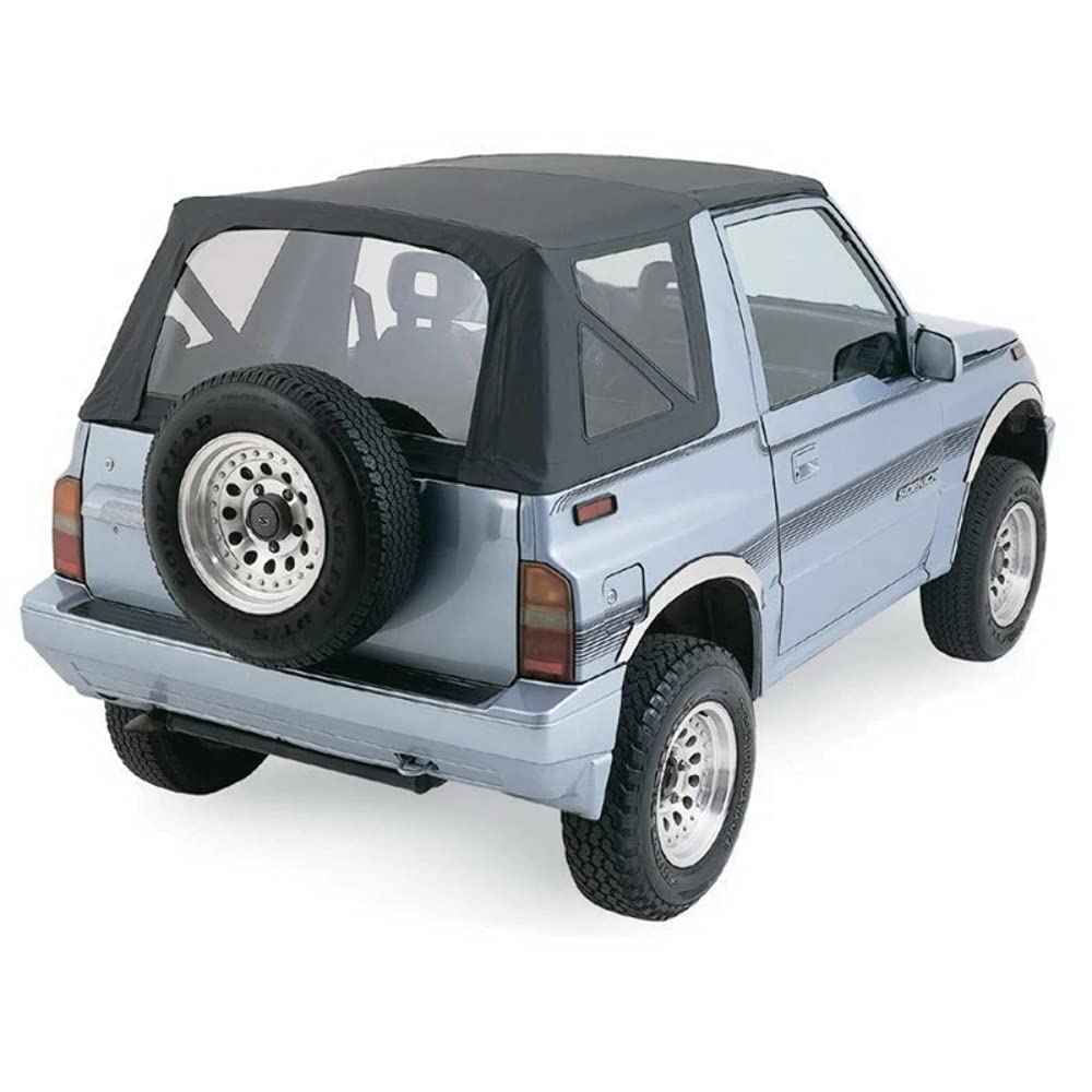 Rampage Products Rampage Factory Replacement Soft Top | Vinyl, Black Diamond Color With Tinted Windows | 98935 | Fits 1999 - 200