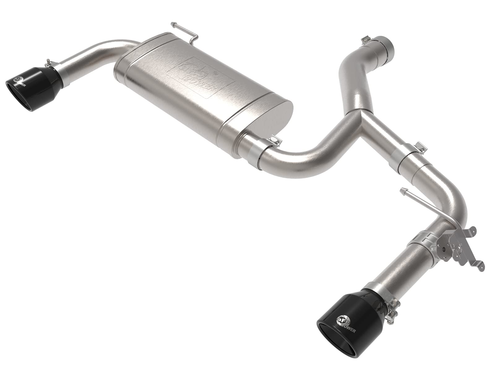 Afe Power 49-36349-B Mach Force-Xp 3 To 2-1/2 In Stainless Steel Axle-Back Exhaust W/Black Tip, Fits Bmw X1 (F48) 15-21 L4-2.0L (T)