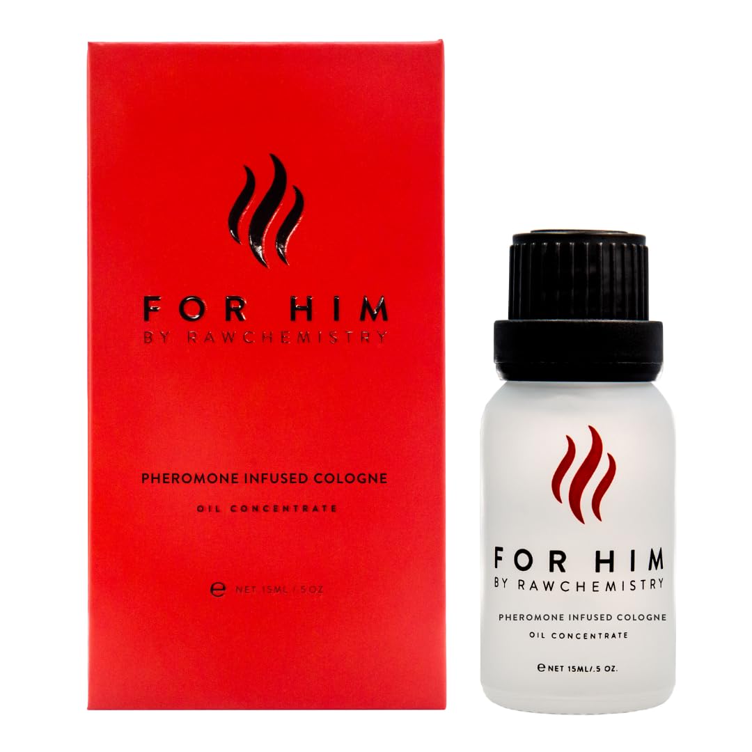 RawChemistry for Him - A Pheromone Infused Cologne Oil - Bold  Extra Strength Formula 15 ml.-New