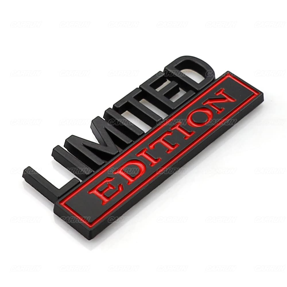 Carrun 2X Limited Edition Emblem Small Size Car Side Rear Front Hood Trunk Door Fender Bumper Metal Badge 3D Cr-2Limited Cr-2Lim