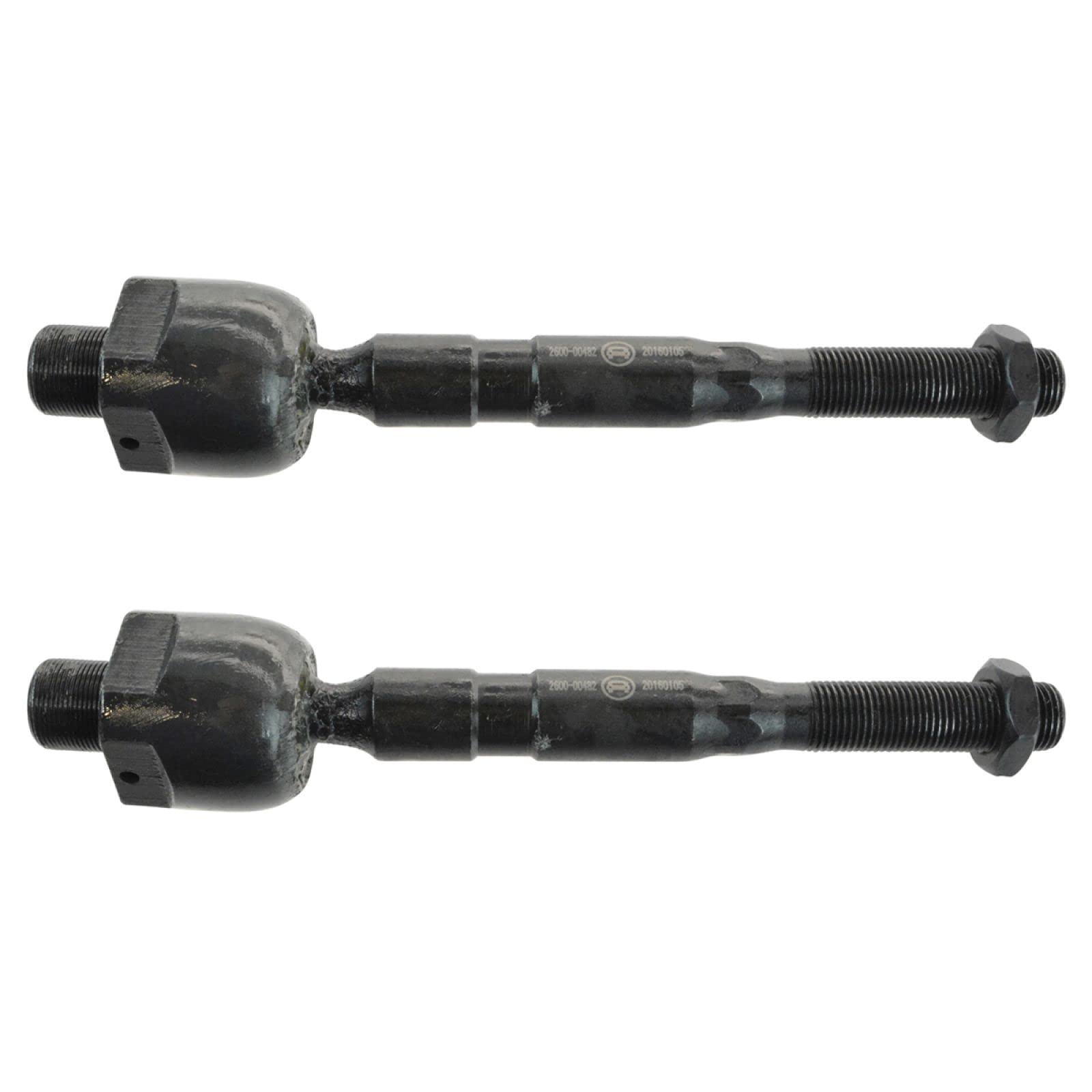 TRQ Front Inner Tie Rod Set Compatible with 2005-2019 Nissan Frontier 2005-2012 Pathfinder 2005-2015 Xterra 2009-2012 Suzuki Equ