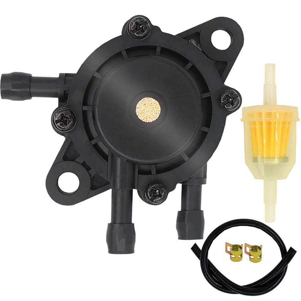 Fuel Pump for Kohler 17HP-25 HP Small Engine Lawn Mower Tractor, Gas Vacuum Fuel Pump with Fuel Filter for Honda Yamaha Briggs &