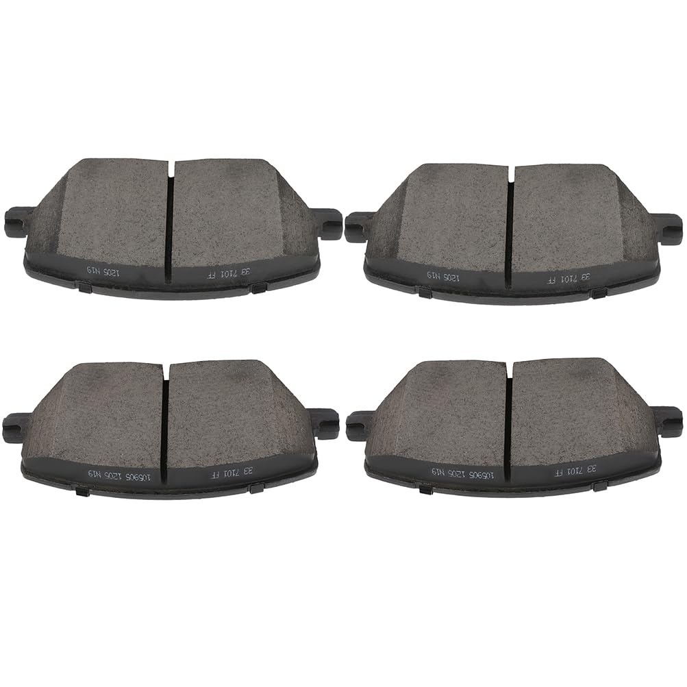 Scitoo D1811 Front Ceramic Brake Pads Sets Fit For Fiat 500X 2016-2018,For Jeep Compass 2016-2020,For Jeep Renegade 2015-2019