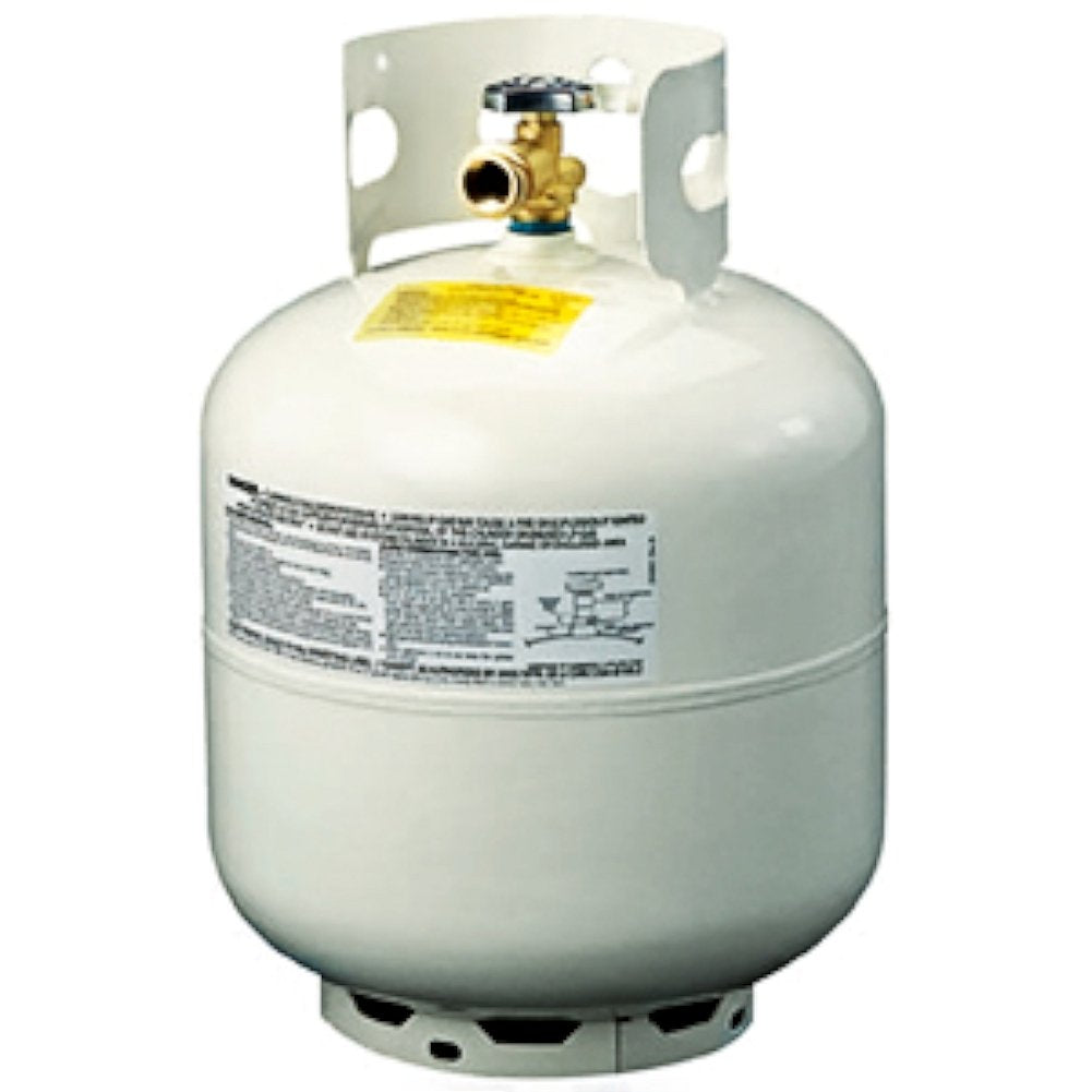 Manchester 10504Tc5 White Steel Vertical Lp Gas Tank - 20 Lb. Capacity