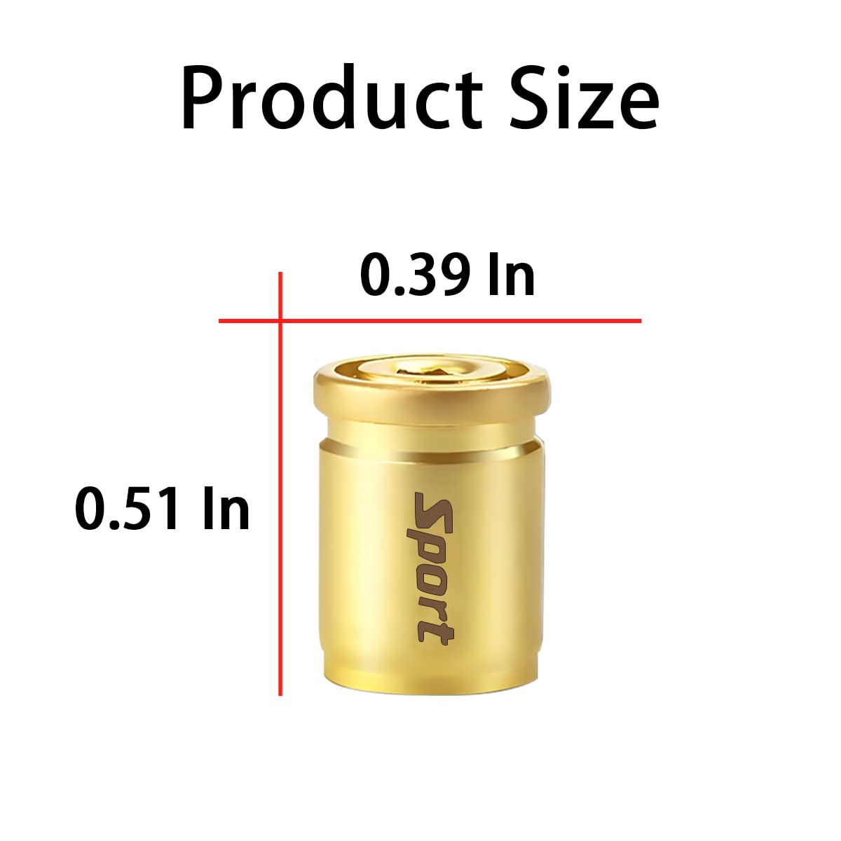 Tire Valve Stem Cap, Anti-Theft Design Zinc Alloy Stem Covers, 4 Pcs Auto Wheel Cap Sets With Rubber Seal, Universal Vehicle Accessories Fit For Cars, Trucks, Motorcycles, Bicycles (Gold)