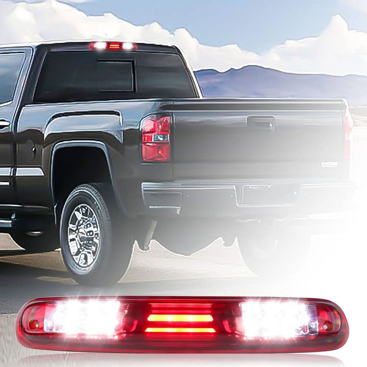 Fit For 2007 2008 2009 2010 2011 2012 2013 Chevy Silverado / Gmc Sierra 1500 2500 3500 Hd Rear Roof Center Led Third 3Rd Brake C