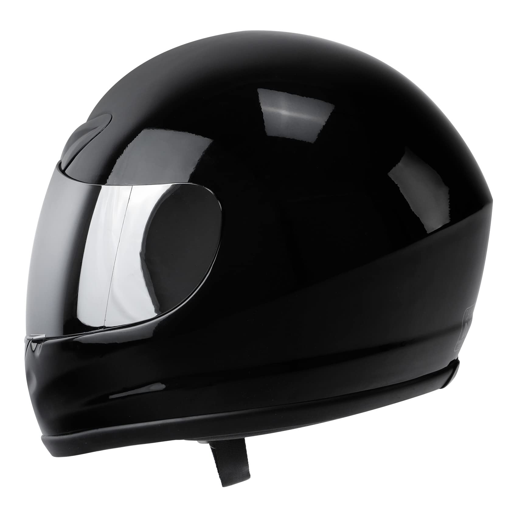Xfmt Dot Adult Motorcycle Flip Up Full Face Helmet Street Dirt Bike Atv Helmets (Black Mirror Shield, Large)