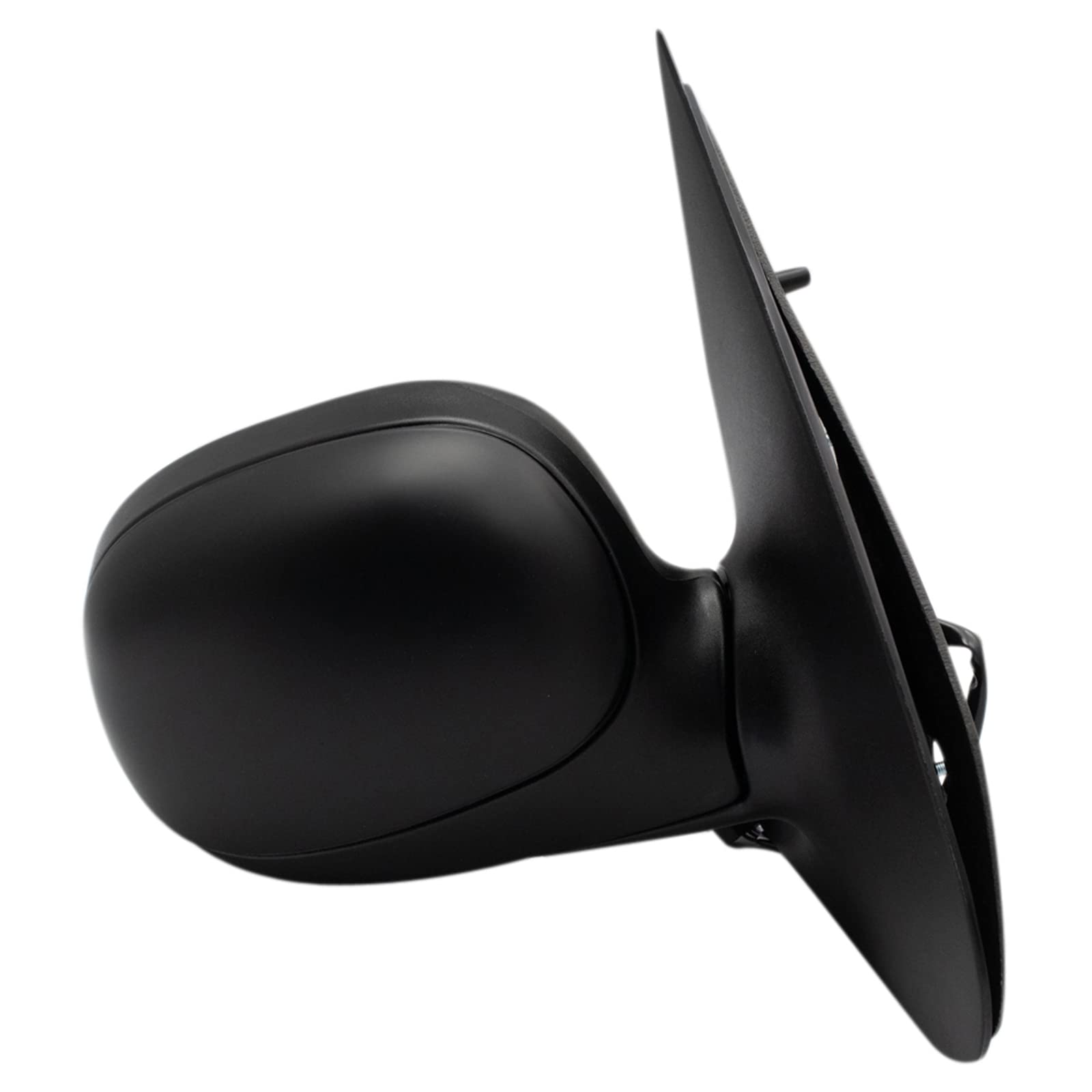 Trq Right Mirror With Heat With Smooth Black Cover Passenger Side Compatible With 1997-2002 Ford Expedition Fo1321201