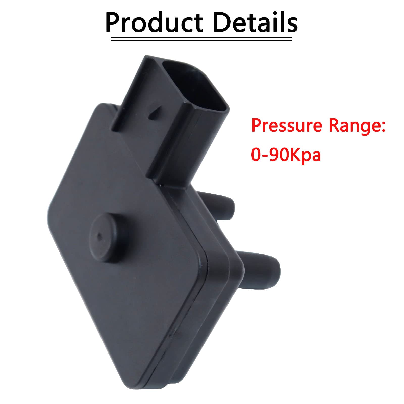 Kejsted Egr Valve Pressure Feedback Sensor Dpfe4 4U7Z-9J460-Aa Compatible With Ford F150 Mustang Escape Ranger Focus F250 Windstar Explorer Sport Trac Mazda Mercury Lincoln Town Car Vp17T 4U7Z9J460Aa