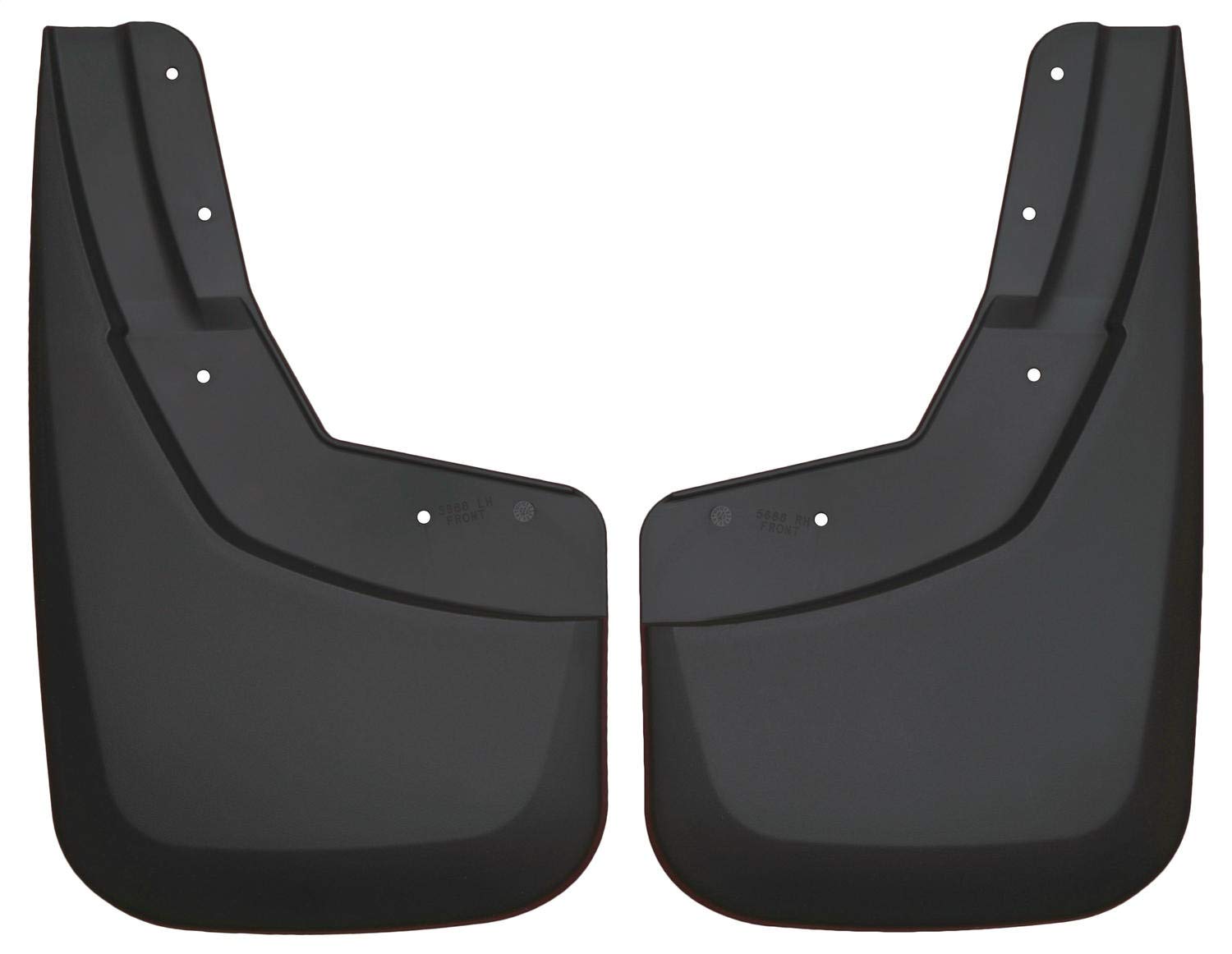 Husky Liners - Rear Mud Guards | 2006 - 2009 Hummer H3, Rear Set - Black, 2 Pc. | 57711