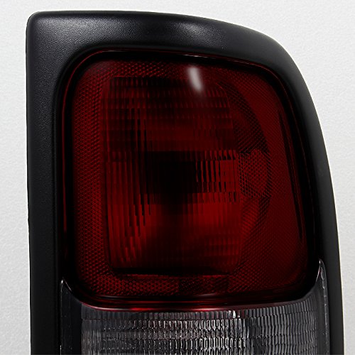 Akkon - For Dodge Ram 1500/2500/3500 Pickup Truck Red Smoked Tail Lights Brake Lamps Replacement Left + Right