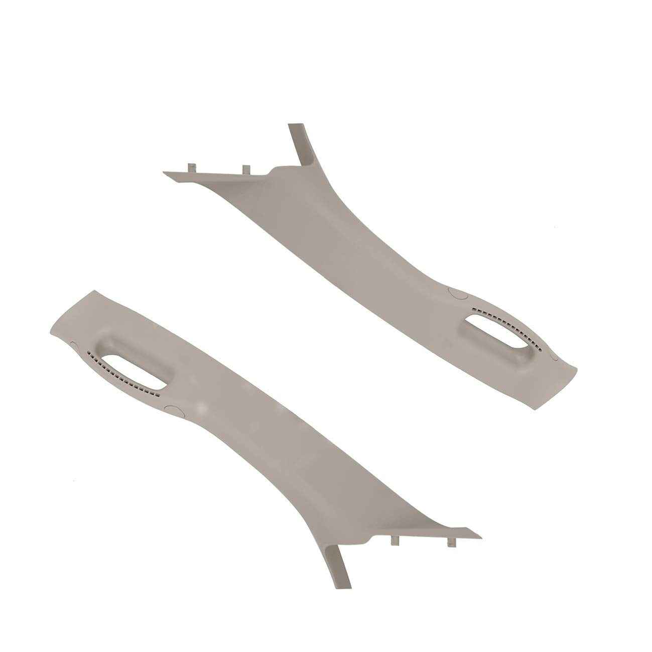 ECOTRIC Pair Grab Handle A Pillar Windshield Post Trim Molding Compatible with 2002-2010 Dodge Ram Left and Right for Pickup (Yo