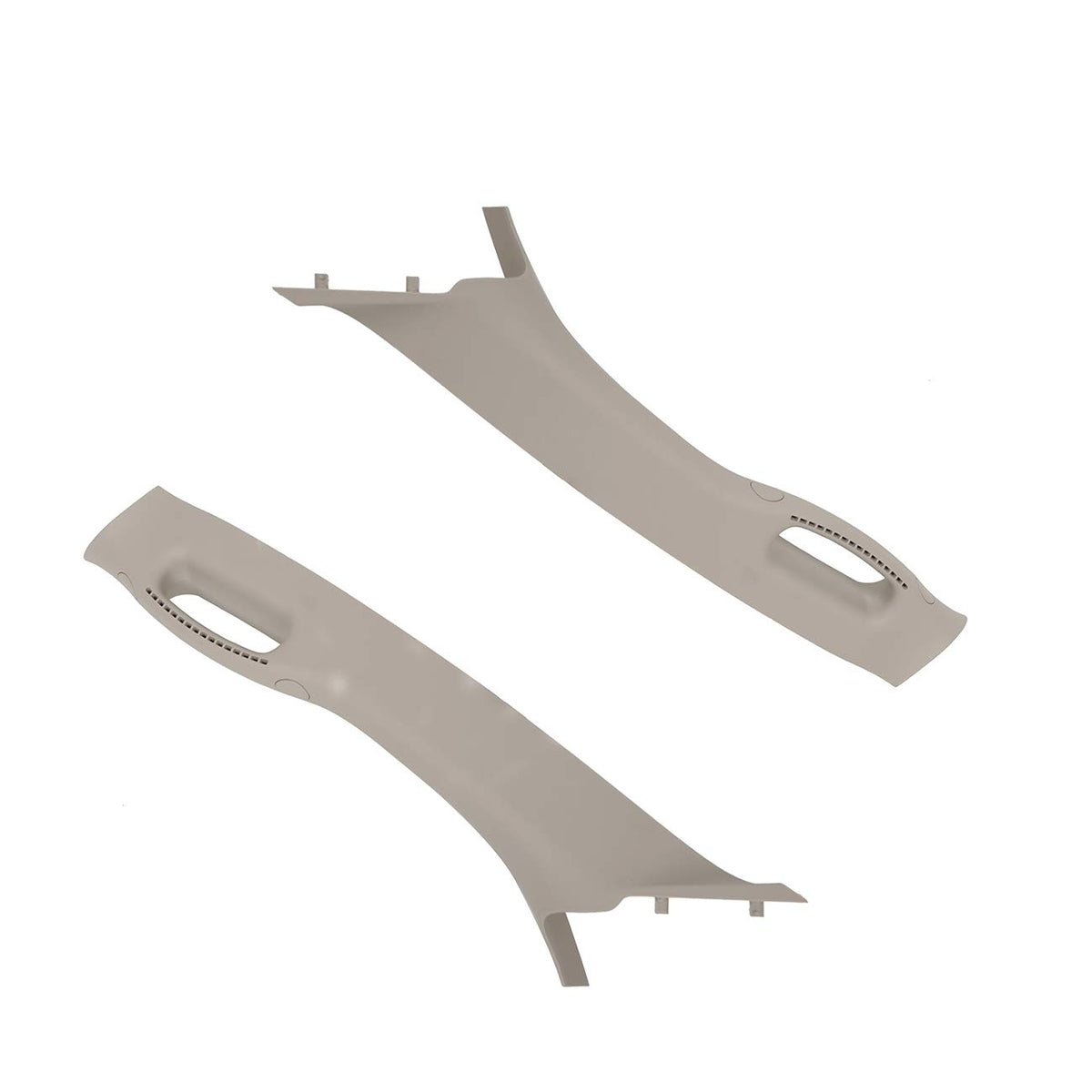 ECOTRIC Pair Grab Handle A Pillar Windshield Post Trim Molding Compatible with 2002-2010 Dodge Ram Left and Right for Pickup (Yo