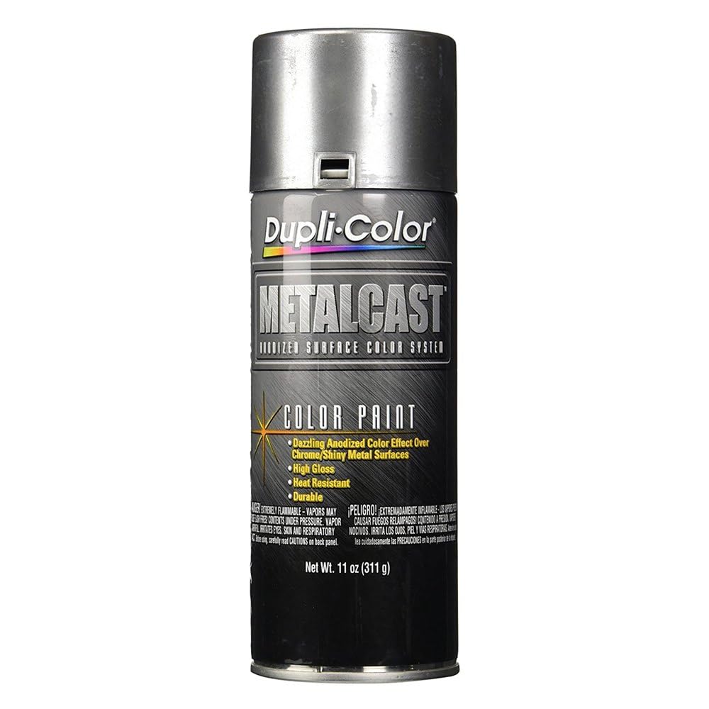 Dupli-Color Mc206 Metalcast Automotive Spray Paint - Black Smoke Anodized Coating - 11 Oz Aerosol Can