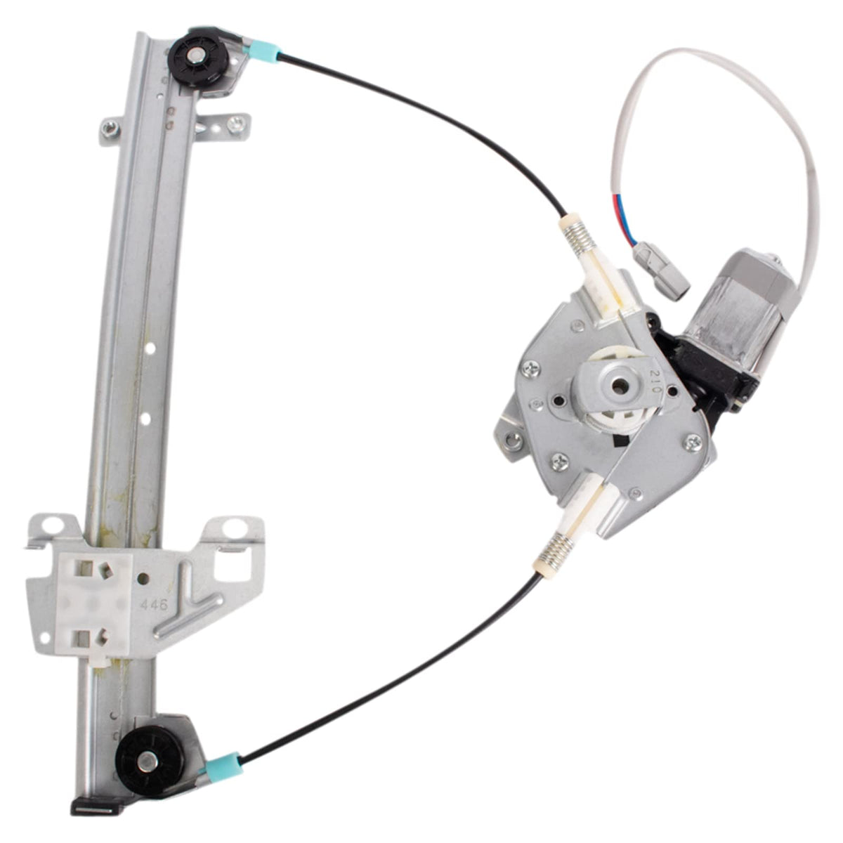 Trq Rear Right Power Window Regulator & Motor Assembly Passenger Side Compatible With 2001-2005 Honda Civic