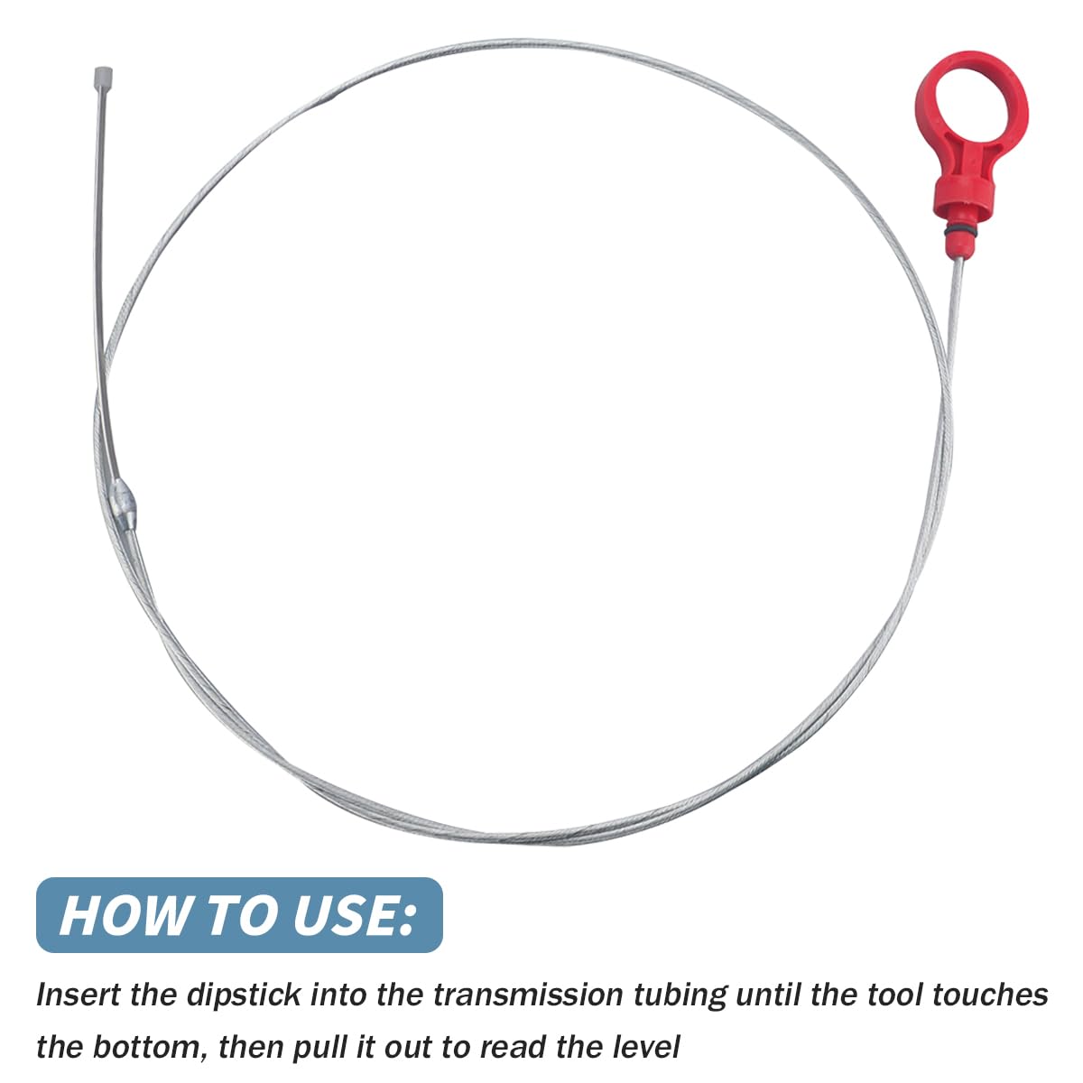 Bittwee Car Transmission Fluid Dipstick, Auto Transmission Fluid Level Dipstick Tool For 2.7 3.5 3.6 3.7 5.7 6.1 6.4L Fuel Tank With O-Sealing Cap, Oem#8863B 9336 9336A 42Rle Nag1 62Te